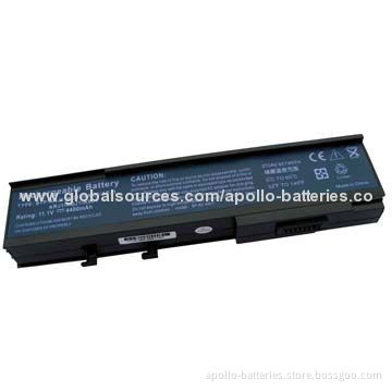 Grade A High-quality 6 Cells 11.1V/4,400mAh Laptop Battery for Acer Aspire 2420 2920 Series